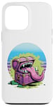 iPhone 13 Pro Max Monster chest sharp teeth long tongue horror fantasy monster Case