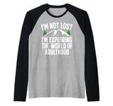 I’m Not Lost I’m Exploring the World of Adulthood Teenager Raglan Baseball Tee