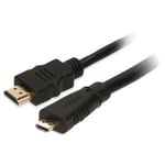 2-Power HDMI til Mikro HDMI Kabel - 2m