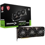 Grafikkort - MSI - GeForce RTX 4070 Ti SUPER 16G - Överklockning - 256 bitar - 4 skärmar