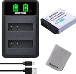 Batmax DMW-BLH7 Batterie et Chargeur avec USB Port pour Panasonic Lumix DMC-GM1 DMC-GM1D DMC-GM1K DMC-GM1KD DMC-GM1KEB DMC-GM1KK DMC-GM1KS DMC-GM1KW DMC-GM1S DMC-GM1W DMC-GF7K