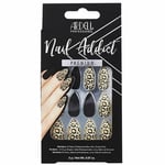 Ardell Nail Addict Premium False Nails - Black Leopard (24 Nails)(63835)