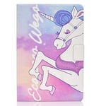 JIan Ying Case for Huawei MediaPad T5 10.1" Tablet Beautiful Patterns Protector Cover Pink horse