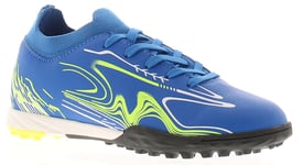 Turf 90 Boys Trainers Astro Junior Jude J Lace Up blue material_other - Size UK 3