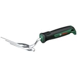 Bosch Garden Hand Tool Hand Fork (for Weeding, Robust, Stainless Steel, Soft Grip Handle, Ergonomic Design)