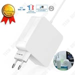 TD® chargeur macbook pro adaptateur 2018 air mac 15 2017 ordinateur portable PC apple retina 13 pouces a1466 usb c 2015 blanc Apple