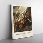 The Fall Of Phaeton By Peter Paul Rubens Exhibition Museum Painting Canvas Wall Art Print Ready to Hang, Framed Picture for Living Room Bedroom Home Office Décor, 76x50 cm (30x20 Inch)