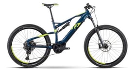 Vtt electrique tout suspendu raymon fullray 130e 6 0 sram sx 12v 630wh 27 5   bleu vert 2023