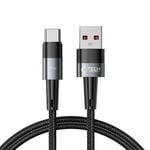 Tech-Protect UltraBoost USB-A til USB-C-kabel 66W, 6A, 1m - Grå