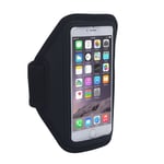 Brassard Sport Universel Neoprene Iphone 6 Smartphones 5 Pouces Extensible Noir YONIS - Neuf