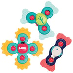 Ludi - Baby Hand Spinners - Jouets rotatifs à Ventouse - Jouet d'éveil et de Bain pour bébé - Dès 10 Mois