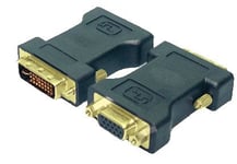 LogiLink DVI Adapter DVI-I > HD DSUB St/Bu