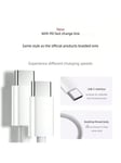 Eurooppalainen Plug USB C -laturilohko PD20W+USB-C Braiding Line yhteensopiva Apple IPhone 15 Plus/15 Pro Max, IPad Pro 12.9/11 Inch/4/3 Gen/Air/Mini, IPad-seinäpistokkeen virtasovittimen Cube Brick kanssa