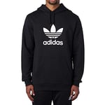 adidas Trefoil Hoodie Sweat-Shirt de Sport à Capuche Homme, Noir (Black Black), X-Large