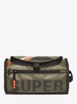 Superdry Tarp Wash Bag, Olive Green