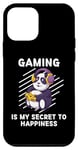 Coque pour iPhone 12 mini Le jeu Kawaii Panda est mon secret pour trouver le bonheur