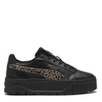 PUMA Femme Karmen II Animal Flair Basket, Noir Gris foncé, 38 EU