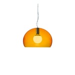 Kartell - Small FL/Y Suspension 9053, Transparent Orange, Incl. LED 15W E27 - Pendellampor - Ferruccio Laviani - Orange