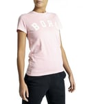 BJÖRN BORG Logo Borg Tee Pink Women (L)