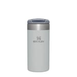 Stanley Aerolight Transit Mug Isotherme Café 0.35L - 4 Heures Chaud - 6 Heures Froid - Couvercle Étanche et Blocable - Thermos - Lavable au Lave-Vaisselle - Fog Metallic