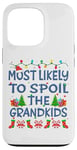 Coque pour iPhone 13 Pro Noël risque de gâter la grand-mère Gram des petits-enfants