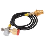 1.5m Soda Machine Adapter Hose CGA320 With Gold Adapter Soda Machine Direct Conn