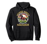 Hanoverian Horse Riding Hanoverian Pullover Hoodie