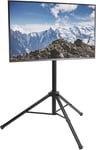 VIVO Black Tripod LCD LED Flat Screen TV Display Floor Stand, Portable Height A