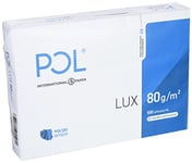 POL International Paper, Pack of 500 sheets of paper, LUX 80g / m2, A4