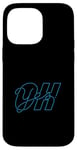 Coque pour iPhone 14 Pro Max Bleu Oh Yes! Graphique couleur bleue