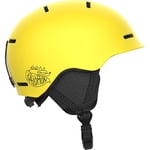 SALOMON ORKA Casque Mixte Enfant, Jaune, KL (56-59 cm)