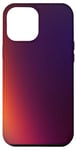 Coque pour iPhone 14 Pro Max Jaune, rouge, marron dégradé