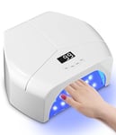 Lampe UV Ongles Gel 298W, Lampe UV, Lampe UV Ongles avec 72 LEDS/Capteur Automatique, Lampe UV Vernis Semi Permanent, Lampe LED Ongle