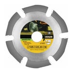 Debuns - Disque Bois Meuleuse 125 x 22 Mm Disque a Tronconner Le Bois Disque a Sculpter Pour Meuleuse D'Angle 6 Dents..