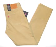 LEVI'S - Men's NEW 514 Straight Fit Twill Jeans 32"W X 34"L Tan Brown Premium