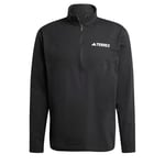 adidas Homme Terrex Multi Climacool Half Zip Long Sleeve, Black, M