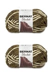 Bernat Lot de 2 pelotes de laine de mousse pour couverture - 300 g - Polyester - 6 super volumineux - 200 m - Tricot, crochet, artisanat et amigurumi