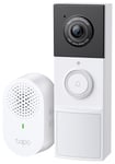 TP-Link Tapo D210 2K Video Doorbell Battery Security Cam