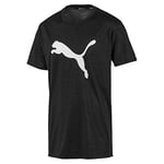 Puma Cat Tee T-Shirt Homme, Black Heather, S