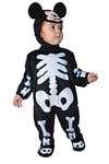 Ciao- Disney Halloween Mickey Mouse Squelette Costume déguisement grenouillère Baby Mois, Unisex Children, 11252.12-18, Black, White, 12-18 Months