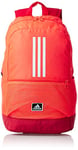 adidas Unisex's CLAS BP 3S Sports Backpack, Solar red/Scarlet/White, NS