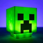 Minecraft Creeper-lampa, dekorativ nattlampa, LED-lampa med spelljud, uppladdningsbar, sänglampa för barn, nattlampa för väggar (grön)