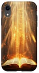 iPhone XR Catholicism Open Bible Rays Spiritual Divine Case