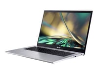 Acer Aspire 3 A317-54 - Intel Core I5 - 1235U / Upp Till 4.4 Ghz - Win 11 Home - Intel Iris Xe-Grafik - 16 Gb Ram - 512 Gb Ssd Nvme - 17.3" Ips 1920 X 1080 (Full Hd) - Gigabit Ethernet - Wi-Fi 6 - Rent Silver - Kbd: Nordisk