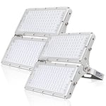 Viugreum 2 PCS 200W Projecteur LED, Lampadaire Intérieur Extérieur 20000LM,Spot LED Extérieur IP66,Eclairage de Sécurité BlancFroid 6000-6500k,Projecteur LED Flootlight Idéal pour Jardin,Garage,Route