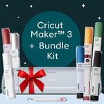 Cricut Maker 3 + BUNDLE - Elektronisk Stansmaskin Light Blue