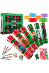 Minecraft  Christmas Crackers Gift Set Games Paper Hat