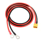 RIIEYOCA Câble XT60 à O Ring Terminal, câble XT60 mâle à O Ring Connector, avec 1M 12AWG Silicon Wire, pour RC Lipo Battery FPV Racing Drone(1M/3.3FT)