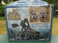 LORD OF THE RINGS LE  SEIGNEUR DES ANNEAUX COFFRET CATAPULTE + 2 FIGURINES NEUF