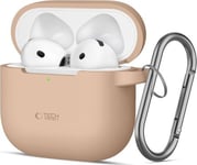 Tech-Protect Tech-Protect Silicone Hook Apple Airpods 4 Caffe Latte